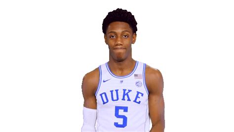 Rj barrett gif by espn. College Basketball Rj Barrett Sticker by Duke Men's Basketball for iOS & Android | GIPHY