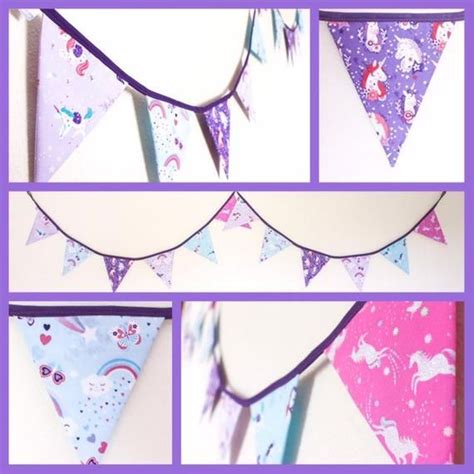 Maybe you would like to learn more about one of these? Unicorn Bunting, fantasy fabric flags, magical girls ...