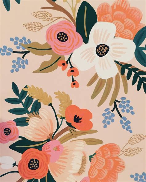 Rifle paper floral pattern painted. Pin on home and design