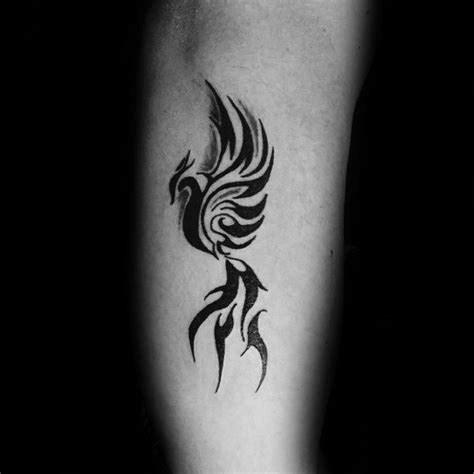 This type of tattoo has a unique meaning and it also comes in a bigger in the chinese culture, they consider the phoenix to have some male and female aspects. 40 Tribal Phoenix Tattoo Designs For Men - Mythology Ink ...