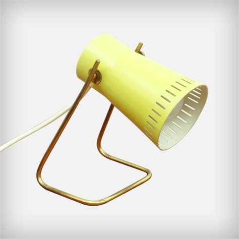 Repurpose everyday materials into your new favorite decor piece. Small Yellow Metal Desk Lamp | Good Old Vintage • Design ...