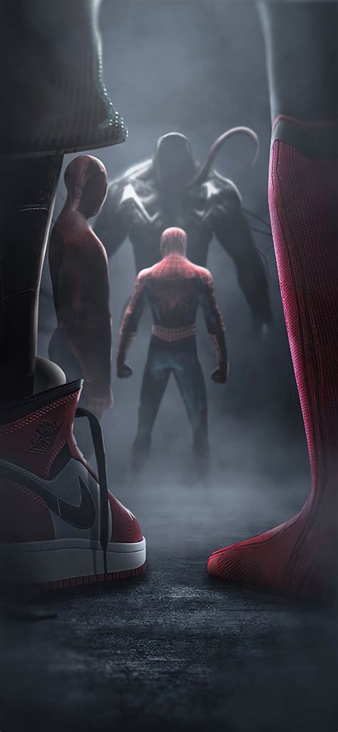 Superheroes wallpapers, background,photos and images of superheroes for desktop windows 10 macos, apple iphone and android mobile. 1125x2436 Spider Man And Miles Shoes Iphone XS,Iphone 10 ...