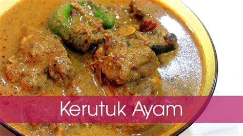 Resepi ayam selama sebulan untuk dimasak setiap hari! Kerutuk Ayam - YouTube