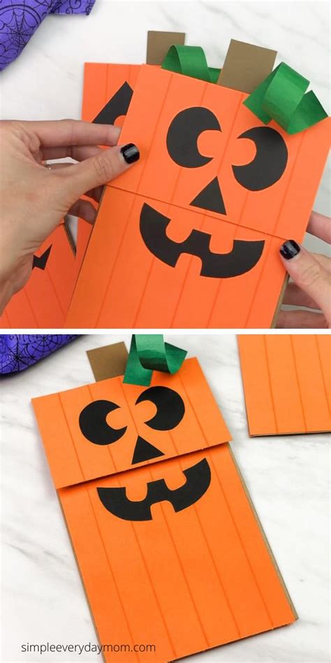 Alphabet, beginning reading and phonics, counting, shapes and more for your preschoolers. Paper Bag Pumpkin Puppet For Kids in 2020 | Halloween ...