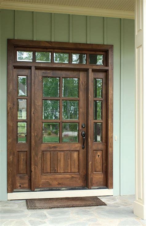 Freshen up your existing home or create a statement for your new home with one. Oconee TDL 6LT 6/8 Single Knotty Alder Door w/ Sidelights ...