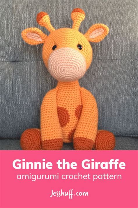 Download, print or send online for free! Ginnie the Giraffe Free Amigurumi Pattern | Virka giraff ...
