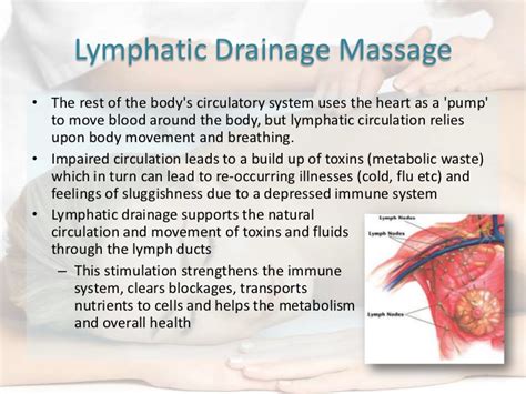 Lymphatic massage is not at all. Infinity Massage