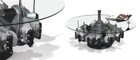 The morgan 3 wheeler is a rebellion against sanitised, modern motoring, representing 'no frills all thrills' motoring with attitude and character. Continental Radial Engine Coffee Table | MotoArt