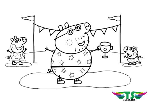 13 peppa pig printable coloring pages for kids. Free download peppa pig coloring page. - TSgos.com