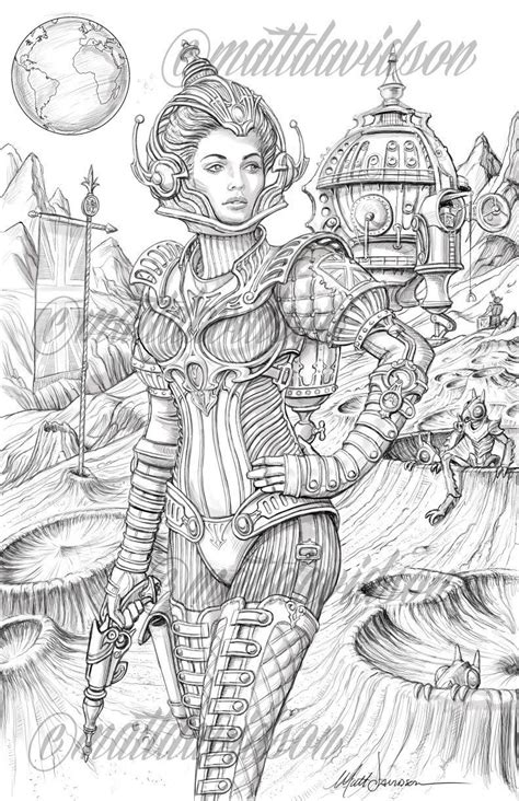 More images for fantasy coloring pages for adults » Pin on T