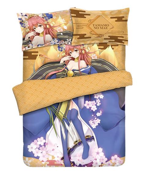 Drop neutral detergent solution into the water first and put in the bedding till the liquid integrated fully into the water. Tamamo no Mae - 4pcs Anime Bedding Sets and Bed Sheets ...