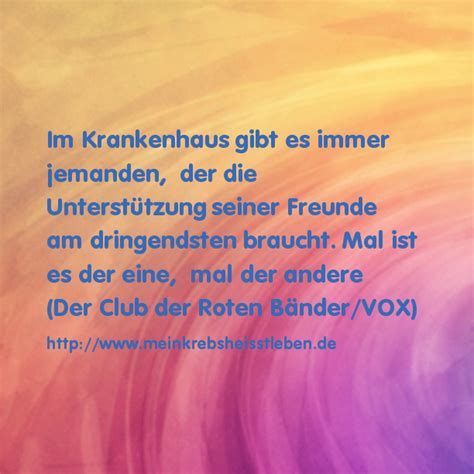 Es ist nicht traurig krank zu sein. Mein Krebs heisst Leben: CLUB DER ROTEN BÄNDER - Folge 3+4