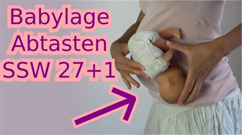 Ssw sowie das dritte und letzte trimester der. Kindslage selbst abtasten - Schwangerschaftsupdate SSW 27 ...