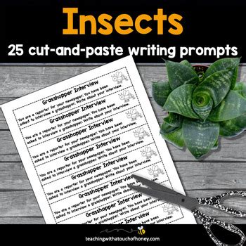 Students practice how to cut and paste using a word processor. Insect Activities - Cut-and-Paste Journal Prompts For ...