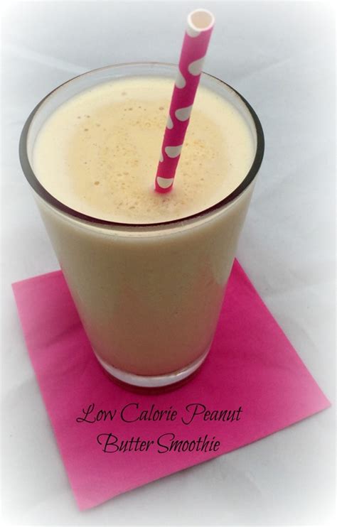 Bottled juice bought off of the self really doesn't have much. Low Calorie Peanut Butter Smoothie recipe | Chefthisup