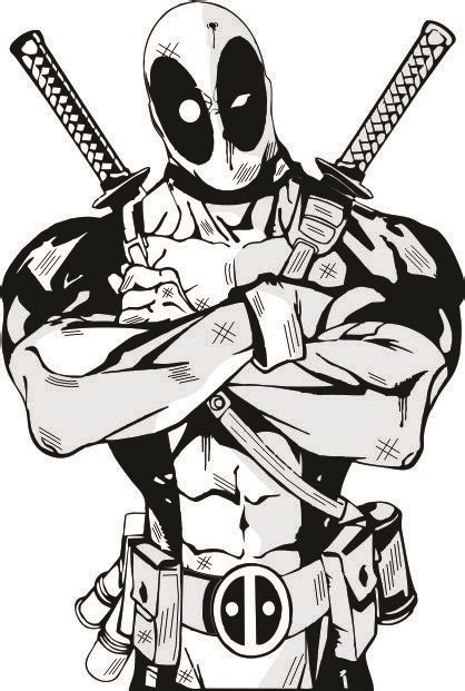 Thank you in advance for anyone take time to look and fav my work, really appreciated! Deadpool desing vector | Avengers coloring pages, Avengers ...