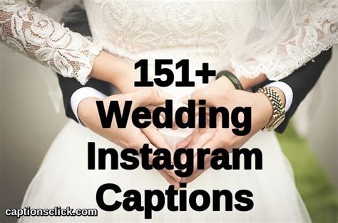 Everyone invites guests in the marriage ceremonies. 151+ Best Wedding Instagram Captions-Wedding couple, photo ...