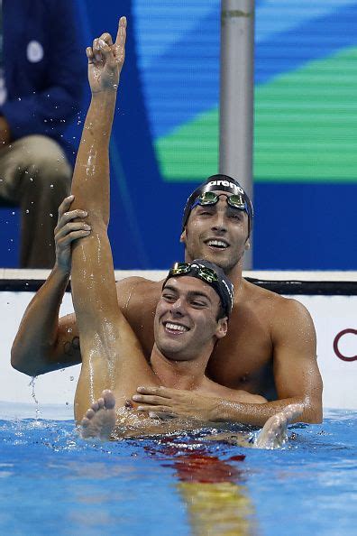 Gregorio paltrinieri breaks european record on 1500m freestyle during trofeo 7 colli, rome, 13th august 2020. Gold medallist Italy's Gregorio Paltrinieri celebrates ...