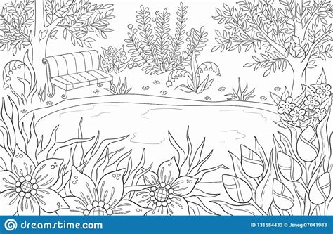 Hours of fun await you by coloring a free drawing nature landscape. Summer Landscape Coloring Pages For Adults - pic-quack