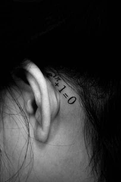 Even the pisces symbol sign tattoos, such as rihanna's one behind her right ear, are different, minimal, and stylish! Scorpio Zodiac Sign Tattoo Behind Ear