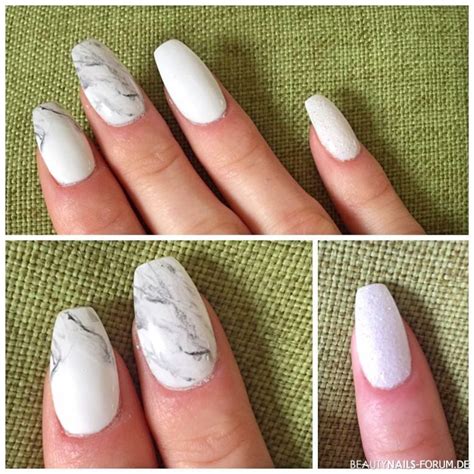 Erfahre, mit welchen nagelsets man gelnägel selber machen gelnagel sets für anfänger sind bereits unter 40€ erhältlich und beinhalten eher wenig zubehör (s. Design in weiß mit Marmoreffekt Gelnägel