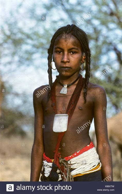 Folks often ask me about the stock agency alamy. little nomadic girl in savanna, Chad, Central Africa Stock ...