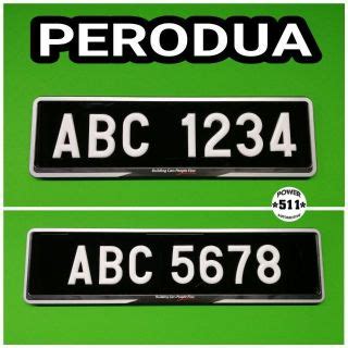 In accordance with the laws of malaysia, all private and commercial motorised vehicles are to display their valid vehicle registration number plates at the front and rear of such vehicles. 1pc Number Plate + Cover Frame Include (STANDARD SIZE JPJ ...