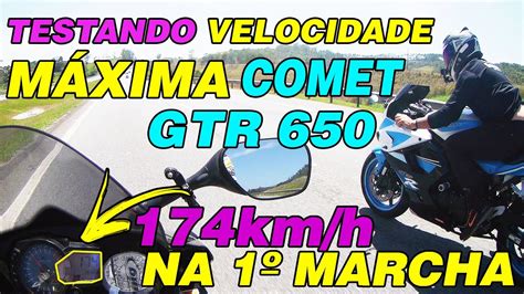 You simply can't thrash a gsxr 1000 on a public road without ending up banned or in a hedge. #9 - TOP SPEED COMET GTR 650 / GSXR 1000 174KM/H 1º MARCHA ...