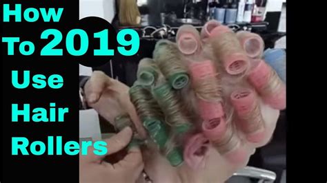 Keep going till you've covered your whole head and all the curls cool. How To Use Hair Rollers 2019 | Style Hair Using Hair ...