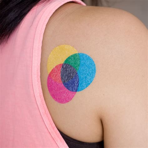 English language names are approximate equivalents of the hexadecimal color codes. Super Punch: CMYK temporary tattoo
