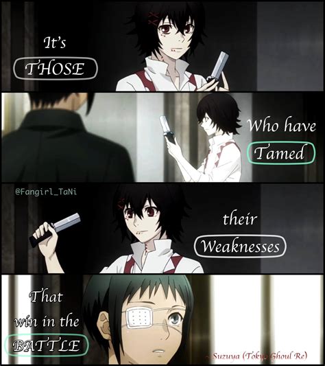 If you doubt the answer, then look at his actual name: Juuzou Suzuya Quotes About Death - I will now briefly ...
