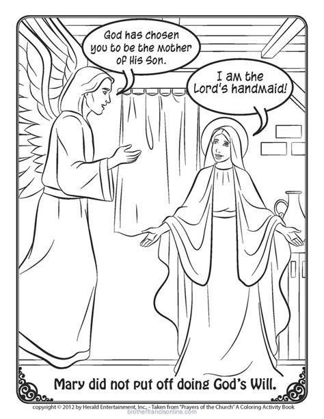 We now have a st. Annunciation of the Lord | Color activities, Catholic ...