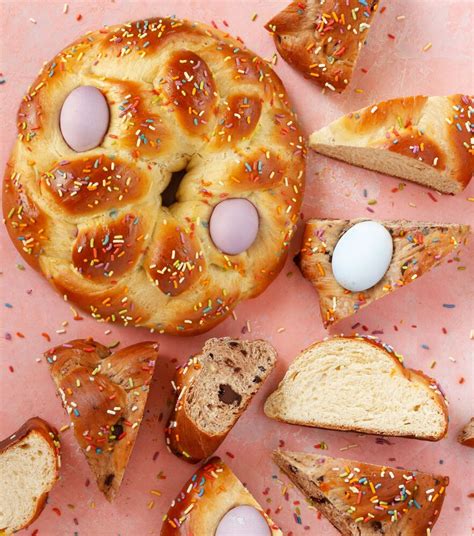 Do not cook the whole eggs, as they will bake at the same time that the bread does. Sicilian Easter Bread by lisathompson | Quick & Easy ...