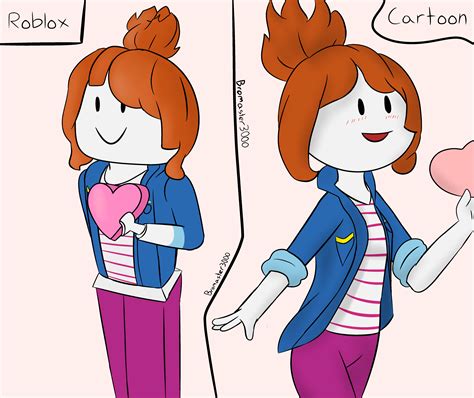 Check out @hanstrikerhc on twitter! Roblox Style vs Cartoon Style by Bromaster3000 on DeviantArt