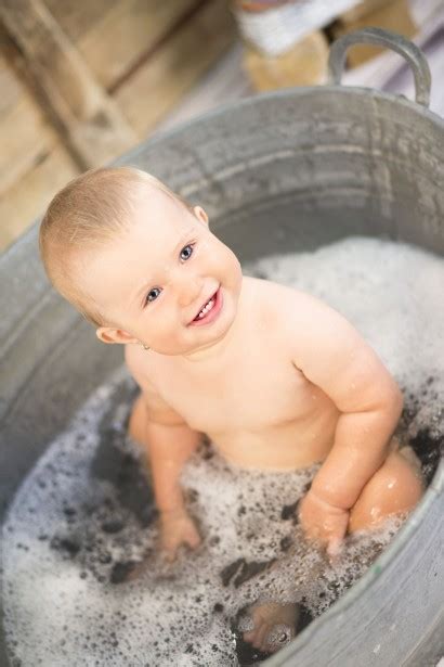 Can be used in regular bathroom tubs or on counters or the tub boasts two different options, an angled side for newborns and a flat side for older babies this baby bathtub is designed to keep little ones in an upright position during bath time so they're. Baby In The Bath Free Stock Photo - Public Domain Pictures