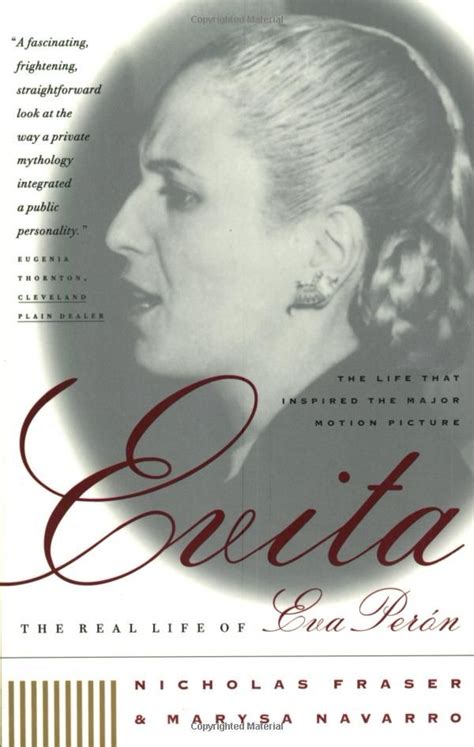 Always moving, and crushed into a small casket, the body was once again put on display in the 70s before being placed into her family's mausoleum. Eva Peron Quotes In Spanish. QuotesGram