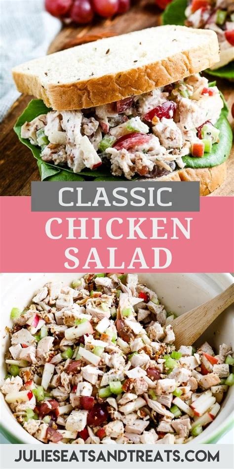 Organic whole wheat sandwich bread with oats and. Creamy, classic Chicken Salad loaded with grapes, apples ...