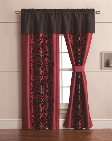 Great savings & free delivery / collection on many items. Dawson Black and Red Curtain Set | Red and black curtains ...