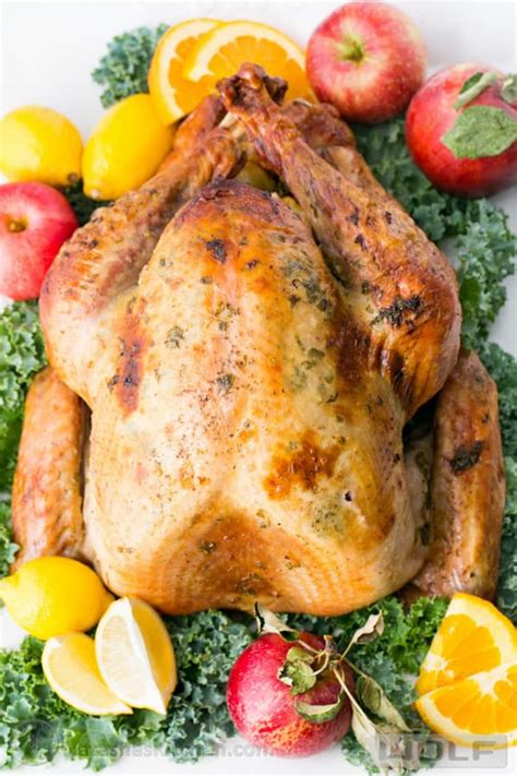 Cross the legs and tie them together with kitchen twine. Turkey Recipe, Juicy Roast Turkey Recipe, How to Cook a ...