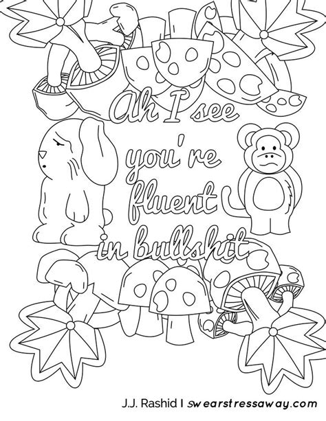 Are there any free printable coloring pages for adults? Pin on Swear Word Coloring Pages