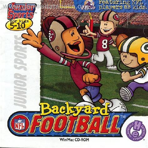 Family with children playing football on the backyard lawn near their house. backyard football 1999 full game free pc, download, play ...