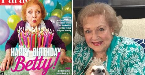 And when someone is a showbiz institution, they get some pretty high profile people paying tribute. Betty White Shares Plans For Her 98th Birthday Party This ...