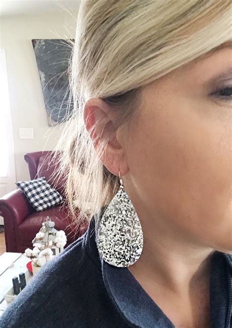 I was impressed with how many options there were for leather. {DIY Faux Leather Earrings // Cricut project} - HALL ...