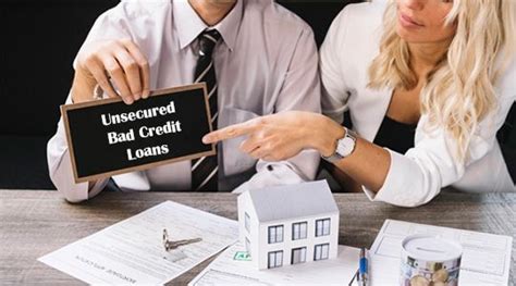 We will process your application quickly and suggest solutions that are. The ABC's of Getting Unsecured Bad Credit Loans