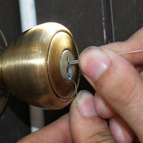 Anyone can unlock a door lock with a paper clip.apply very light torque to the tension wrench (you can use a pen clip as a tension wrench}, and then scrub b. How to Open a Locked Door Using a Paperclip | Hunker | Bathroom door locks, House doors, Doors