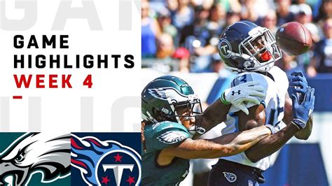 A full list of opponents for each team can be found below. Eagles vs. Titans Week 4 Highlights | NFL 2018 - YouTube