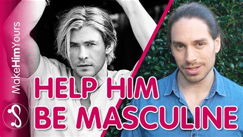 A dating coach mentions that crying after a breakup is healthy. Help Your Partner Be Masculine - Make Him Yours