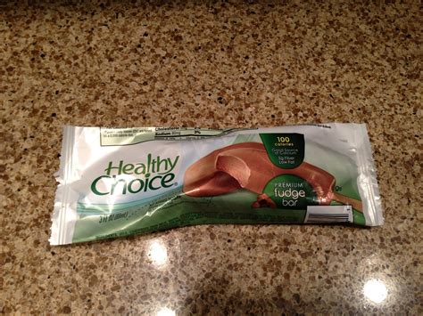 Crazy Food Dude: Review: Healthy Choice Premium Fudge Bar