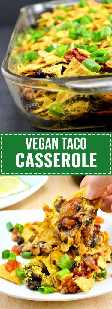 Budget friendly & delicious vegan taco casserole recipe. Vegan Taco Casserole Recipe - Build Your Bite