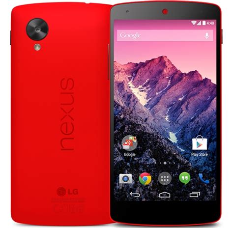 Red LG Nexus 5 Arrives Just in Time for Valentine's Day ...